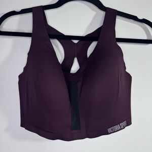 Victoria Sport Angel Max Sports Bra 32DDD High Impact Racerback Plum